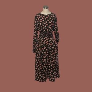 kate spade ditsy rose maxi dress